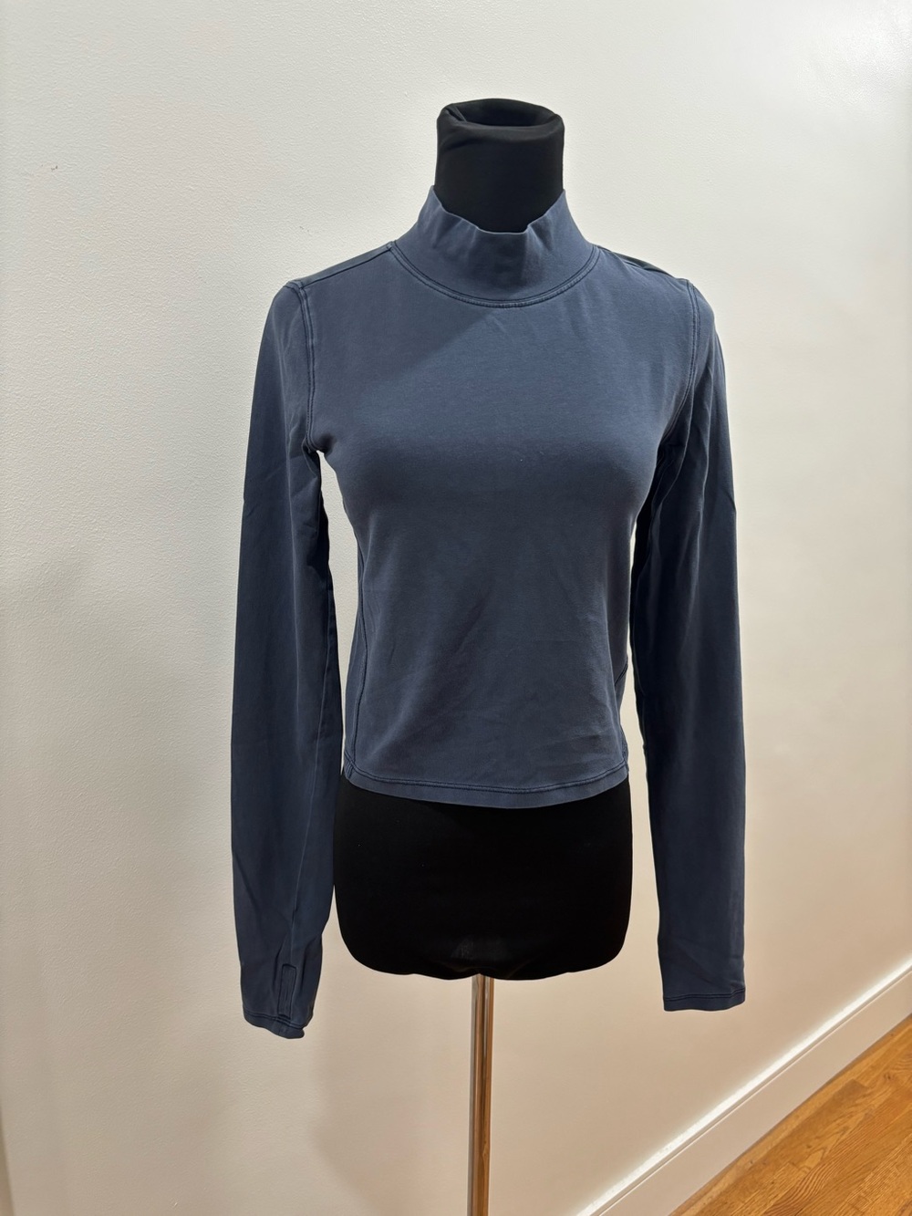 714. FP Movement Mock-Neck Long Sleeve With Thumbhole
